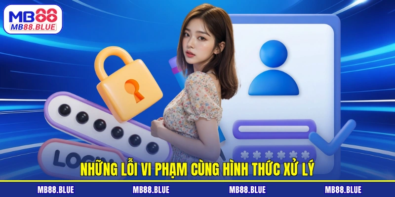 Những lỗi vi phạm cùng hình thức xử lý 